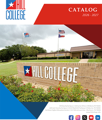 2025-26 Hill College Academic Calender